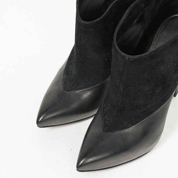 Jimmy Choo Diad Black Suede & Nappa Leather Ankle Boots - Picture 6 of 10